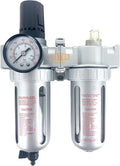 1/2" NPT Mid Flow Compressed Air In Line Filter Regulator Lubricator Oiler by AllToolDepot