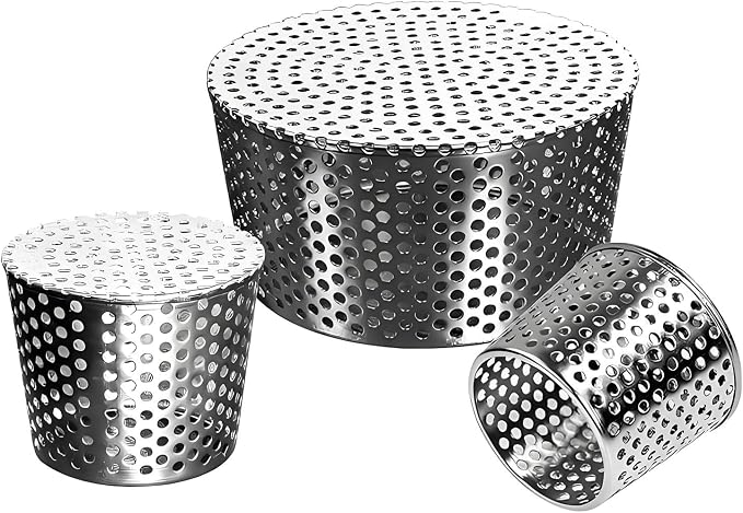 2.0in-8.0in PVC Termination Cap, Stainless Steel Mesh Screen Vent Cover by Unknown