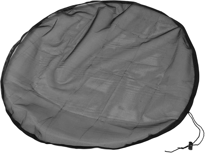 Rain Mesh Cover, Mesh Cover for Rain Barrels, Drawstring Leaf Filter Water - Image 2
