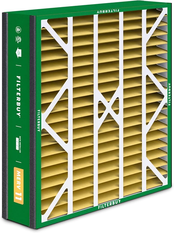 Filterbuy 20x25x5 Air Filter MERV 11 Superior Pet & Allergy Defense, Pleated - Image 8