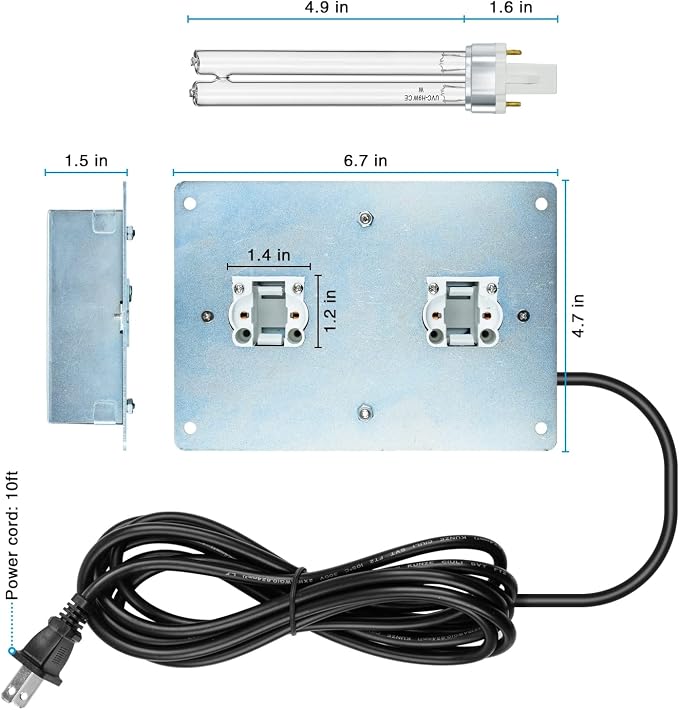 briidea U/V Light for HVAC, U/V/C Light for Air Conditioner Duct for Whole - Image 5