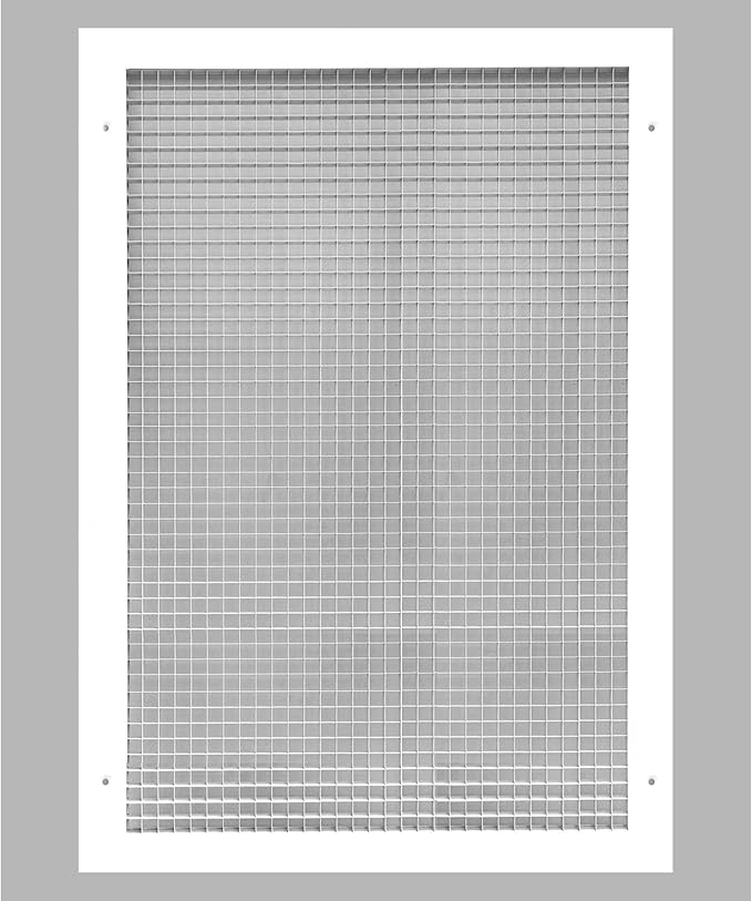 16" x 24" or 24" x 16" Cube Core Eggcrate Return Air Grille by HVACPremium