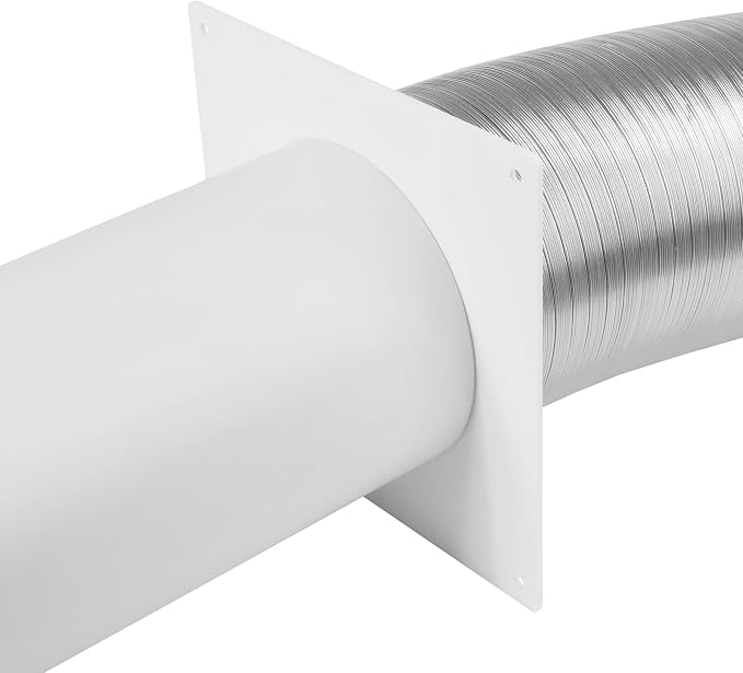 Repa Market 4 Inch Duct Connector Flange – Plastic Round Male Fit Vent Pipe - Image 5