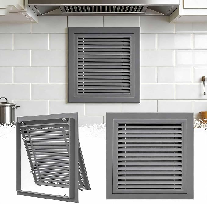 12 x 46 in Steel Return Air Filter Grille, Easy-to-Use Aluminum Grill, by Unknown