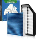 Cabin & Engine Air Filter Fit for Honda Odyssey 2011-2017 3.5L Activated Carbon by Forccord