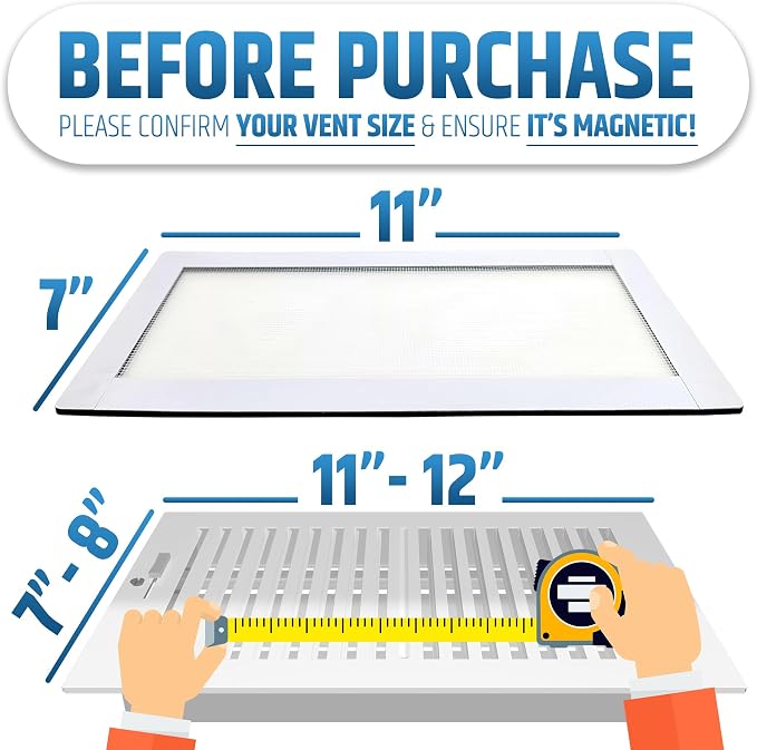 Powerful Magnetic Vent Screen Mesh Covers that Will Never Move or Fall - Image 2