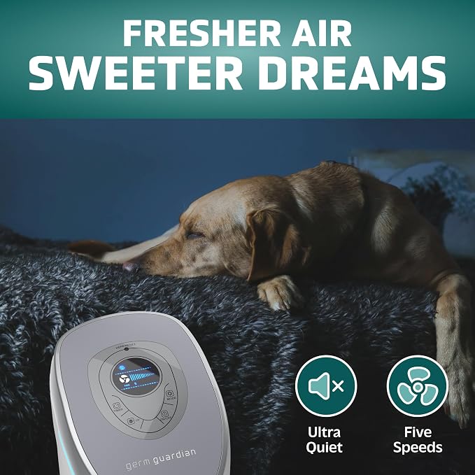 GermGuardian Air Purifier with Genuine HEPA 13 Pet Pure Filter, Removes 99.97% - Image 3