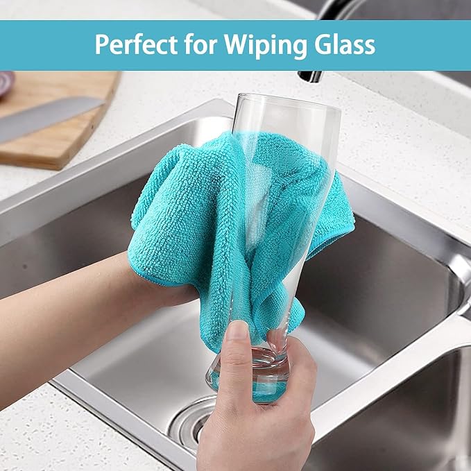 HOMEXCEL Microfiber Cleaning Cloth, 400 Pack Cleaning Towels - Image 5