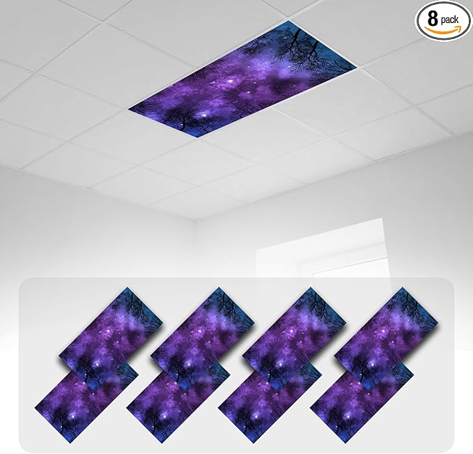 8 Pcs Fluorescent Light Covers by Euphonium