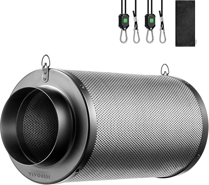 VIVOSUN 6 Inch Air Carbon Filter Smelliness Control by Unknown