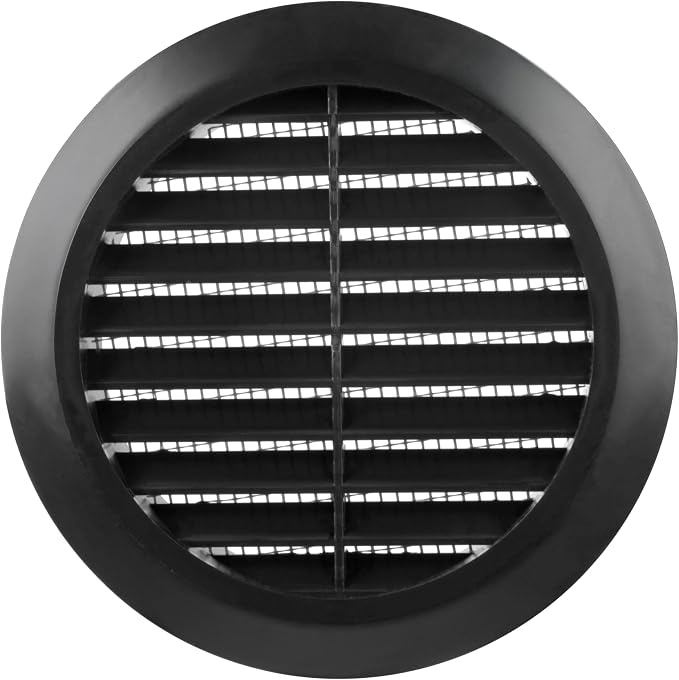 Repa Market 4 Inch Black Round Air Vent Cover - Image 7