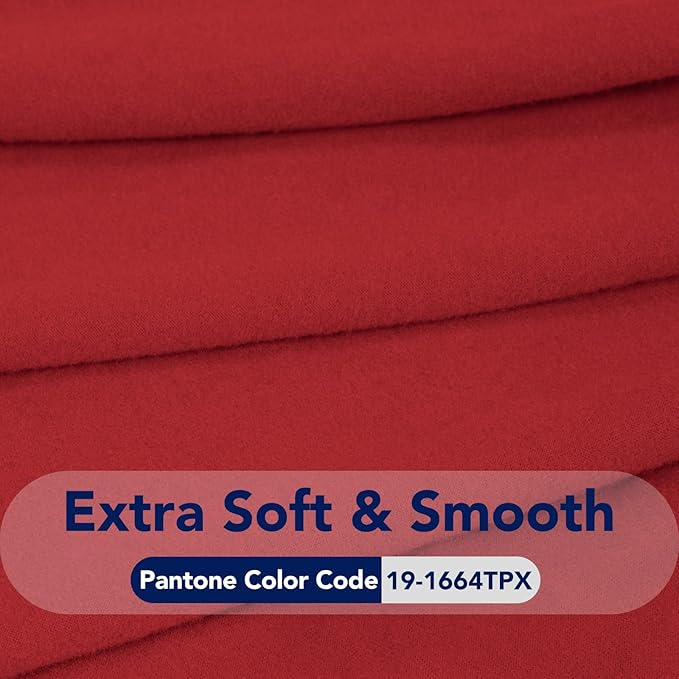 PureFit Super Stretch 4 Seater Sofa Slipcover – Spandex Non Slip Soft Couch Sofa Cover, Washable Furniture Protector with Non Skid Foam and Elastic Bottom for Kids, Pets （XX Large, Red）
