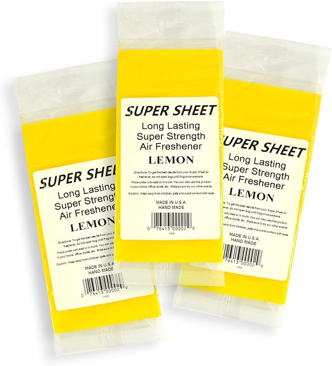 Super Sheet Small Under Seat Car Air Freshener by Jenray
