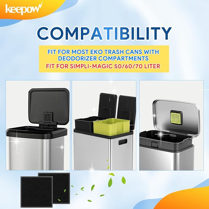 KEEPOW 12 Pack Trash Can Deodorizer Compatible - Image 2