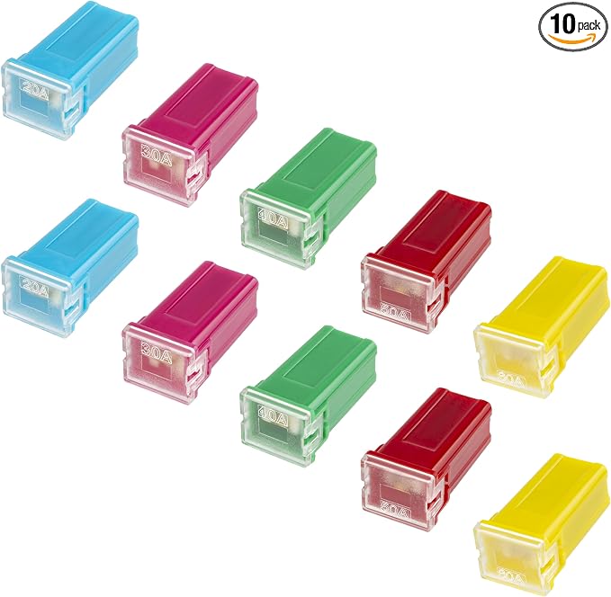10 PCS Upgraded Versatile Automotive Fuse Assortment Tall Profile Box Shaped by BFXM