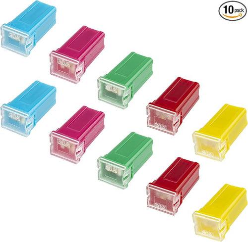 10 PCS Upgraded Versatile Automotive Fuse Assortment Tall Profile Box Shaped by BFXM