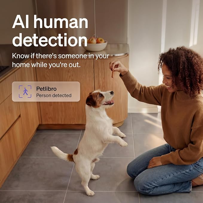 PETLIBRO Dog Camera with Phone App, 360° Auto Tracking Pet Camera Indoor with - Image 7