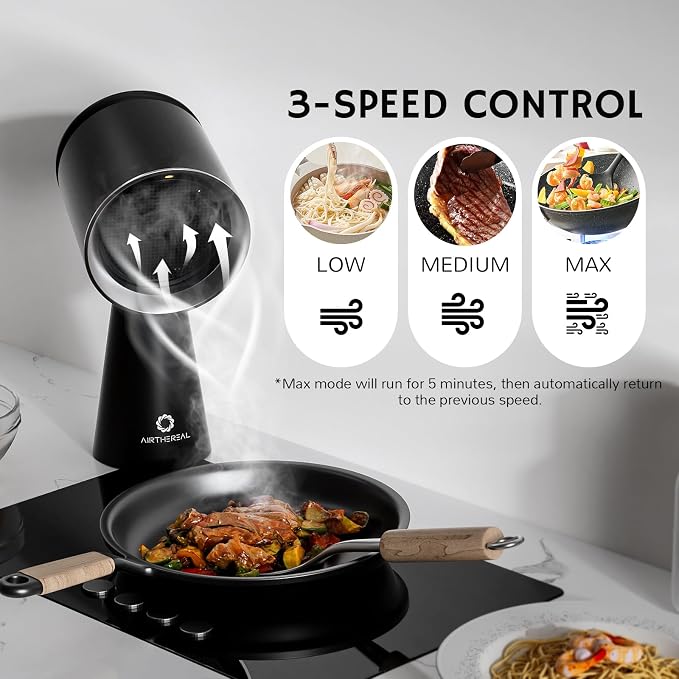 Airthereal Rechargeable Portable Range Hood, Desktop Range Hood - Image 6