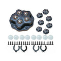 Metal Ball casters, Furniture Sliding 360 Degree Swivel Wheels, Load-Bearing by Unknown