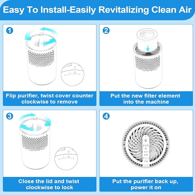 3 Pack MK01 MK06 Replacement Air Filter - Image 5