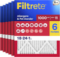 Filtrete 18x24x1 Air Filter, MERV 11, MPR 1000, Allergens & Pet Dander by Unknown