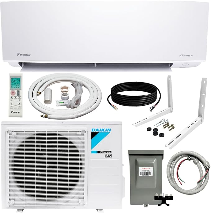 Daikin 18, 000 Btu 21 SEER2 Oterra Series Ductless Mini-Split Wall Mount Heat by Daikin