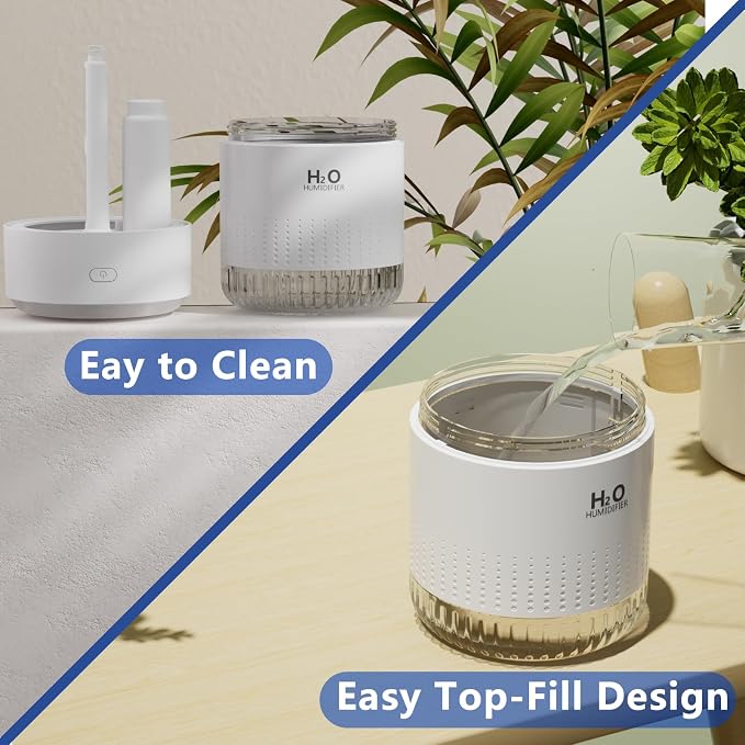 SZO Plant Humidifier Indoor, 500ml White - Image 8