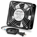 Big Airflow Axial 110V 120V AC 150mm x 50mm Metal Fan by CoolingFan