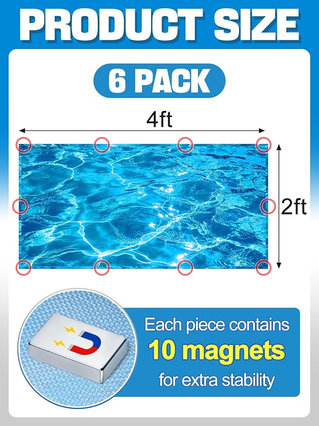 Fluorescent Light Covers with 10 Strong Magnets - Image 5