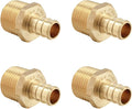 EFIELD Pex 3/4 Inch x 3/4 Inch Male NPT Adapter Brass Crimp Fittings, ASTM F1807 by EFIELDPEXTUBING