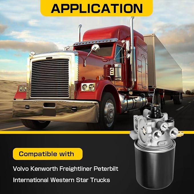 Air Dryer Compatible with Volvo Freightliner Kenworth Peterbilt Columbia - Image 2