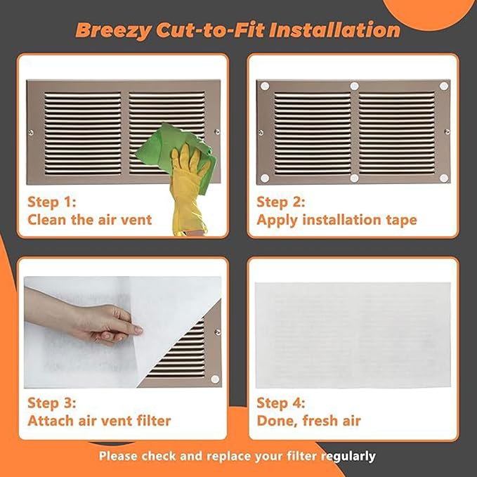 Pack of Outlet Sieves for Covering Over 36 Standard Outlet Grilles Including - Image 5