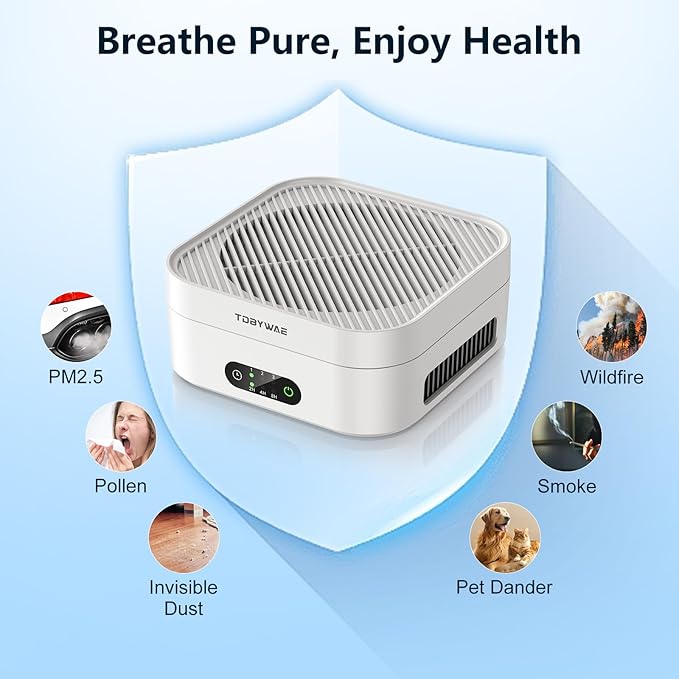 Air Purifiers for Home Bedroom Up to 600 ft², True HEPA Air Purifier for Pets - Image 5