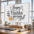 Happy Thanksgiving Words Indoor TV Cover, Elastic TV Screen Protector Farm by Unknown