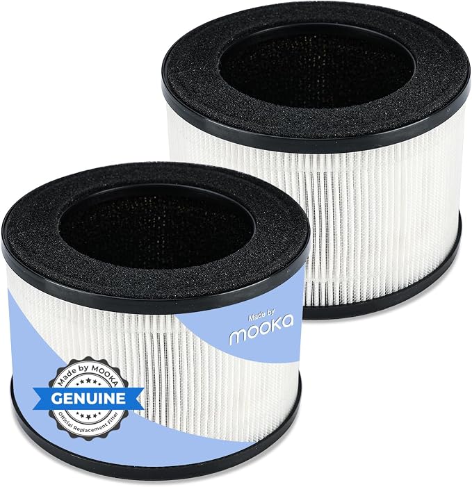 MOOKA Genuine True H13 HEPA Air Filters Replacement by MOOKA