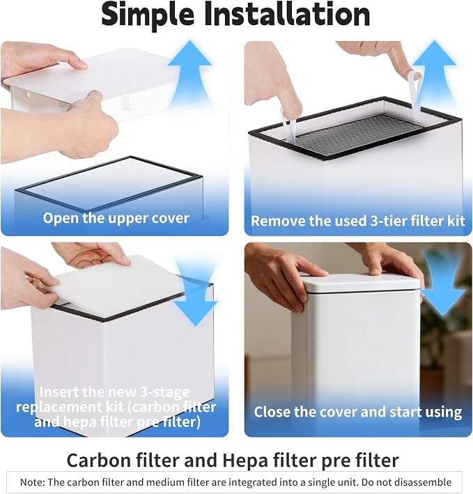 F1 Desktop Smoke Air Purifier Filter Compatible - Image 7