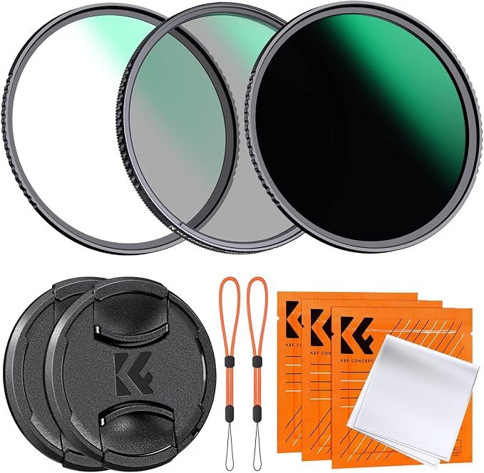 K&F CONCEPT 77mm CPL MCUV ND1000 Lens Filter Kit by KFCONCEPT