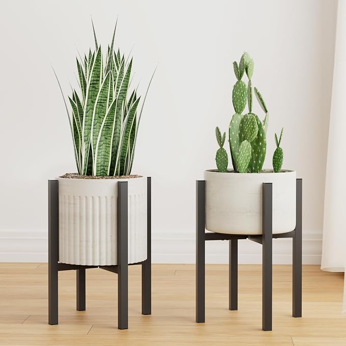Linpla 2-Pack Adjustable Metal Plant Stand Indoor Outdoor by Linpla