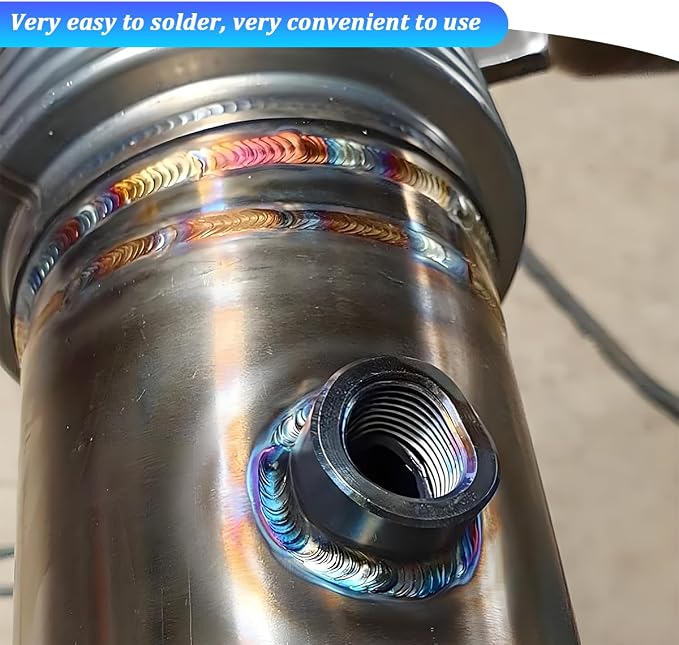 M18X1.5 Car Stepped Mounting Bung and Plugs, Stainless Steel Notched Style - Image 6