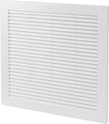 12 x 12 Inch White Air Vent Cover – Plastic Square Air Vent Grill Cover by VezoWorks
