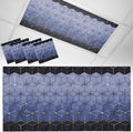 2x4 ft Fluorescent Light Cover for Ceiling Abstract Blue Black Gradient by Unknown