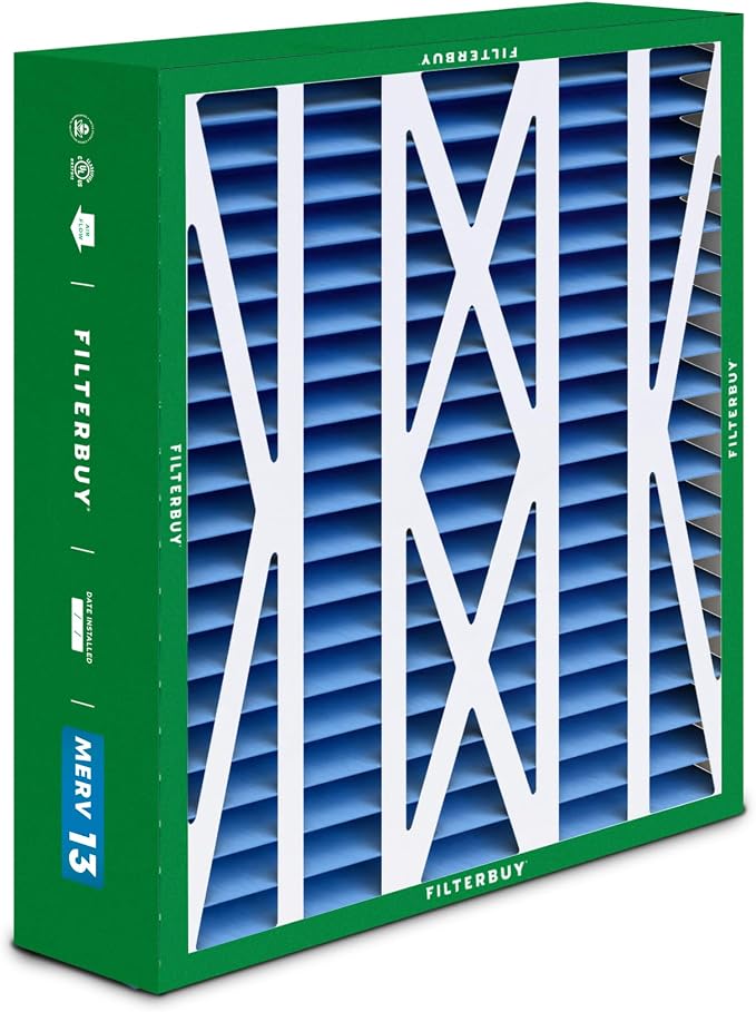 Filterbuy 17.5x21x5 Air Filter MERV 13 Optimal Smoke & Allergy Defense - Image 8