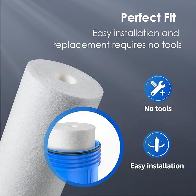 Waterdrop WF99 Whole House Sediment Water Filter, Compatible - Image 7