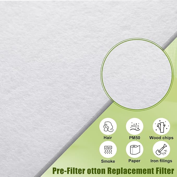 LemonRoad 4 Pcs Filter Refills Accessories Includes Medium Filter Replacement - Image 4