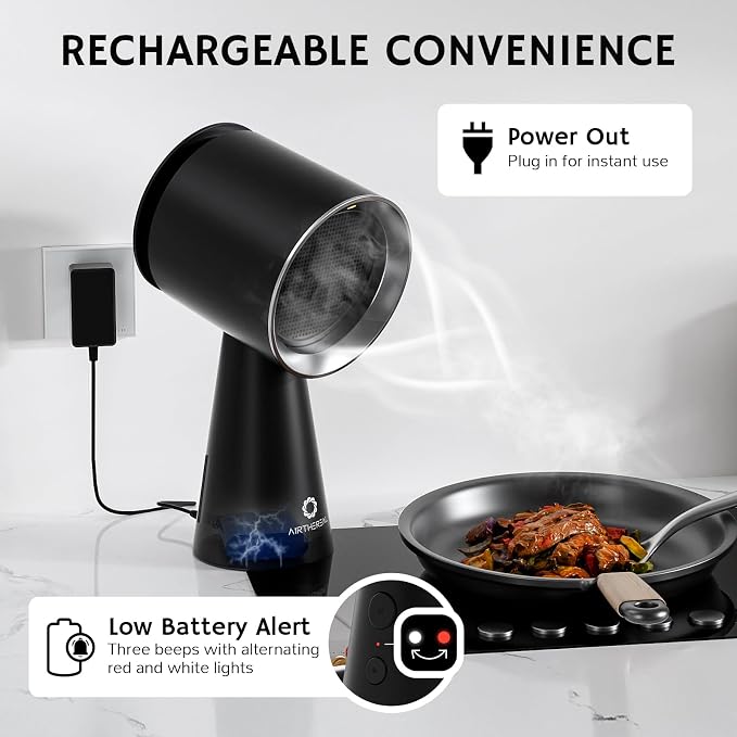 Airthereal Rechargeable Portable Range Hood, Desktop Range Hood - Image 8