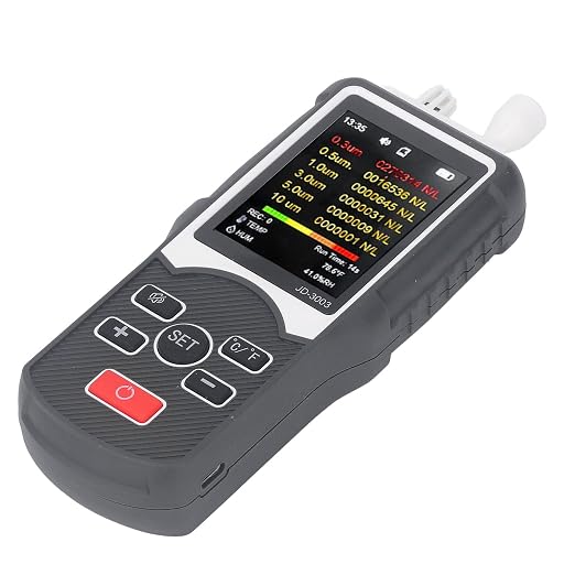 Zunate Professional Air Quality Monitor, Handheld Particle Counter Detector - Image 5