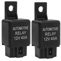 2Pcs 12V 40A Relay, Automotive 4 Pin Relays Fit by Marsrut