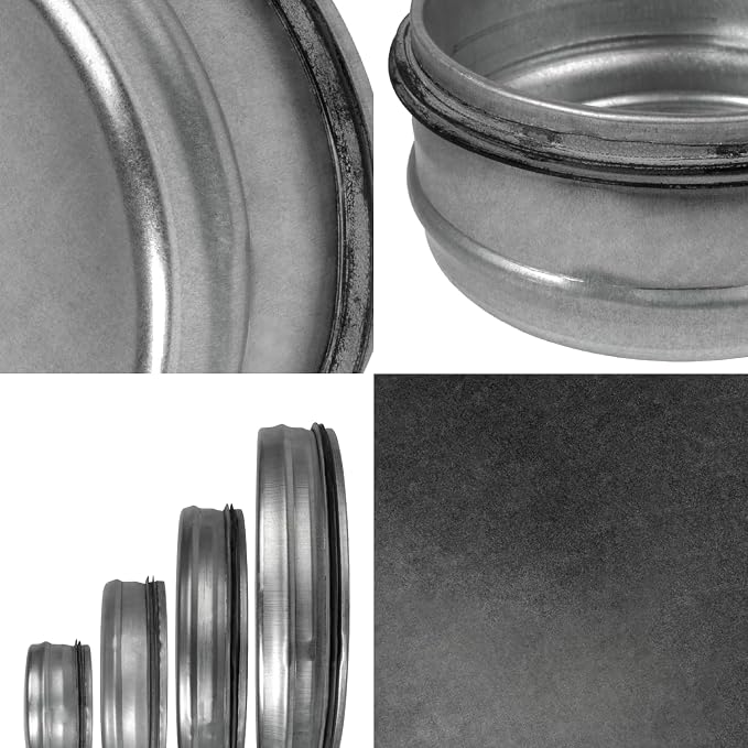 4 Inch Galvanized Steel Dryer Vent Cap - Image 7