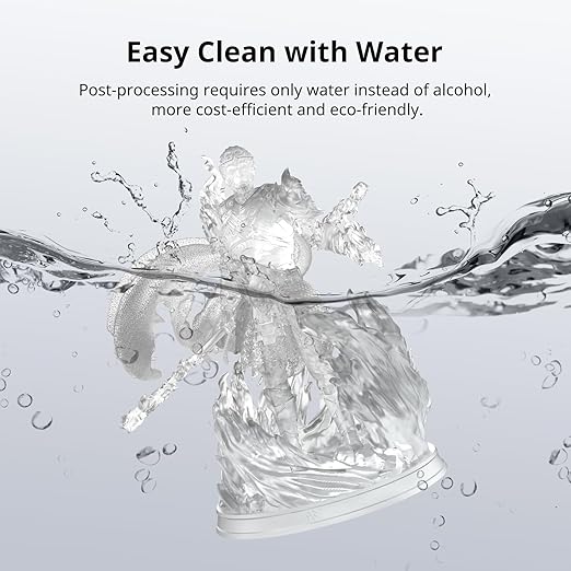 ANYCUBIC Water Washable 3D Printer Resin, 405nm High Precision UV-Curing 3D - Image 2