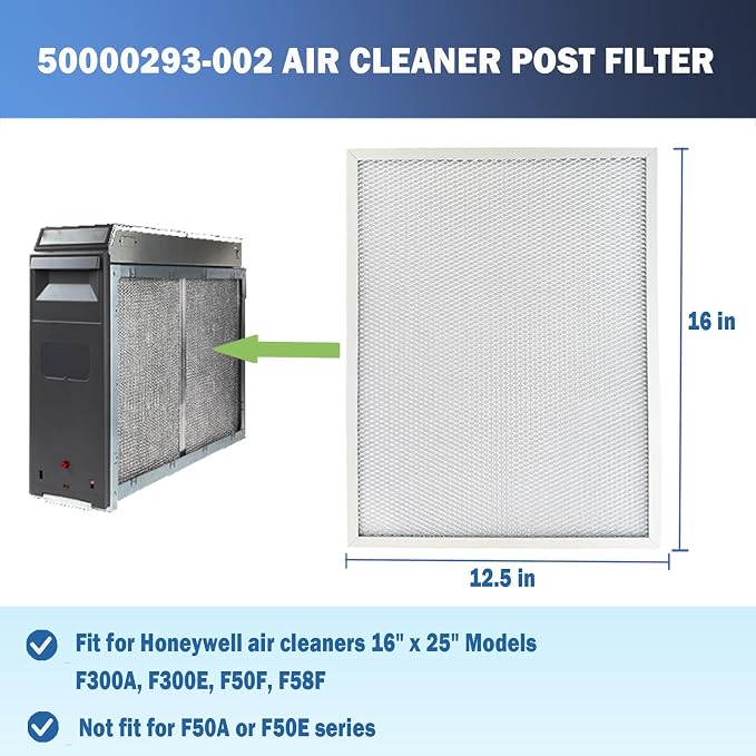 4 Pack 50000293-002 Post Filter 16" x 12.5" Fit - Image 2